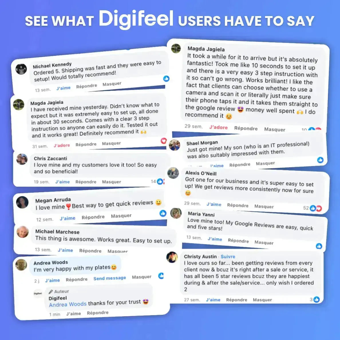 SnapReview feedback visual