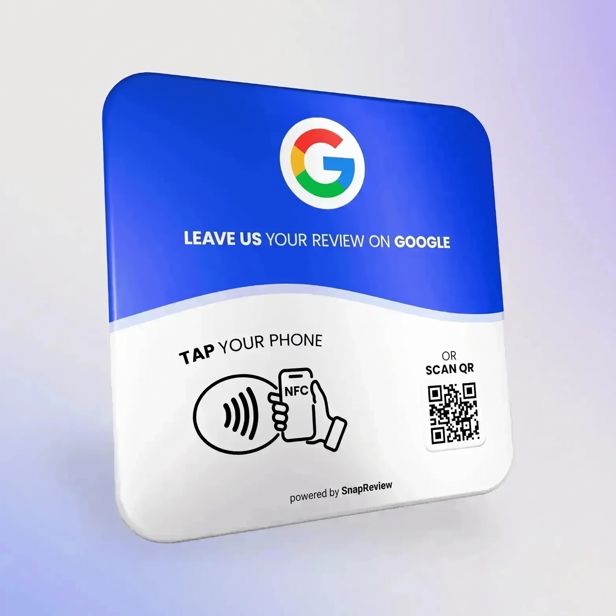 SnapReview NFC Review Plate